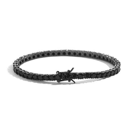 Lederarmband – Tiefschwarz