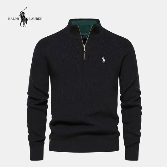 Jumper with half zip